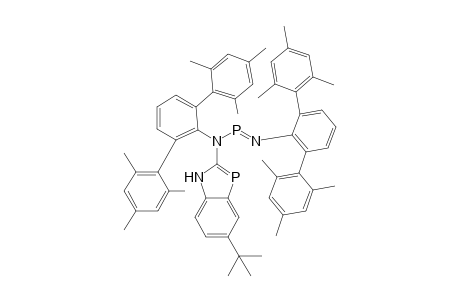 (E)-N-(5-tert-butyl-1H-1,3-benzazaphosphol-2-yl)-N-[2',4',6'-trimethyl-3-(2,4,6-trimethylphenyl)-[1,1'-biphenyl]-2-yl]-1-{[2',4',6'-trimethyl-3-(2,4,6-trimethylphenyl)-[1,1'-biphenyl]-2-yl]imino}phosphanamine