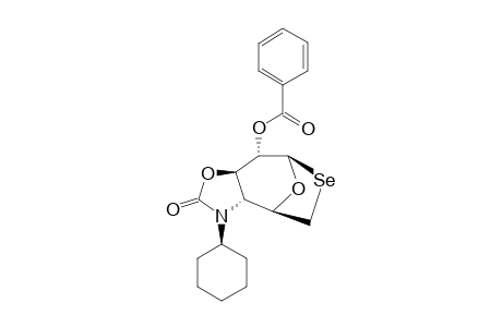 2-O-BENZOYL-3,4-O,N-CARBONYL-4-CYCLOHEXYLAMINO-1,6-EPISELENO-1,4,6-TRIDEOXY-BETA-D-GLUCOSE