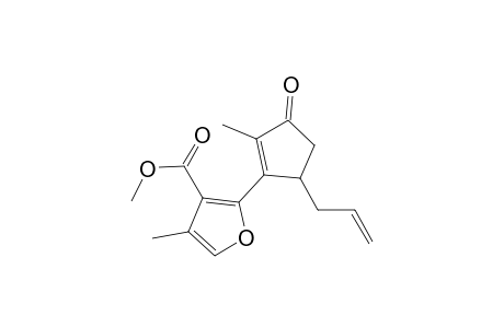3-Furancarboxylic acid, 4-methyl-2-[2-methyl-3-oxo-5-(2-propenyl)-1-cyclopenten-1-yl]-, methyl ester, (.+-.)-