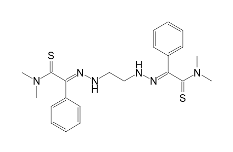 1,2-Bis[(2-dimethylamino-2-thioxo-1-phenylethylidene)hydrazino]ethane