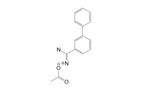[1,1']-BIPHENYL-3-CARBAMIDINIUM-ACETATE