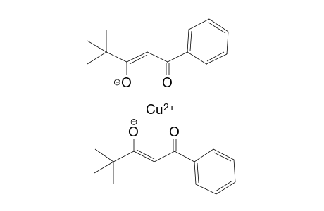 Copper, bis(4,4-dimethyl-1-phenyl-1,3-pentanedionato-O,O')-