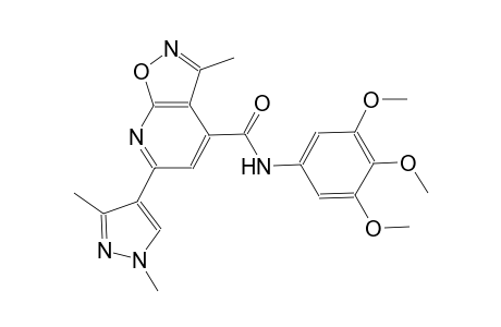 isoxazolo[5,4-b]pyridine-4-carboxamide, 6-(1,3-dimethyl-1H-pyrazol-4-yl)-3-methyl-N-(3,4,5-trimethoxyphenyl)-