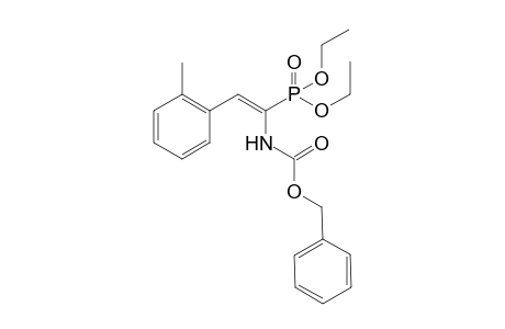 (E)-Benzyl 1-(diethoxyphosphoryl)-2-o-tolylvinylcarbamate