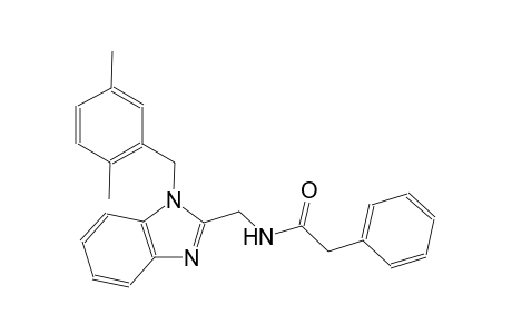 N-{[1-(2,5-dimethylbenzyl)-1H-benzimidazol-2-yl]methyl}-2-phenylacetamide