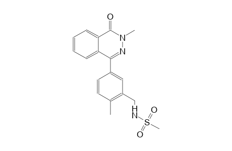 N-[2-methyl-5-(3-methyl-4-oxo-3,4-dihydro-1-phthalazinyl)benzyl]methanesulfonamide