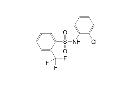 N-(2-chlorophenyl)-2-(trifluoromethyl)benzenesulfonamide