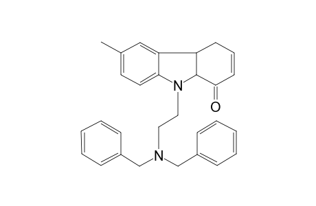 9-(2-Dibenzylamino-ethyl)-6-methyl-4,4a,9,9a-tetrahydro-carbazol-1-one