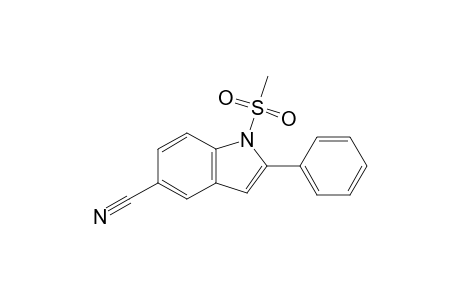5-Cyano-1-methylsulfonyl-2-phenylindole