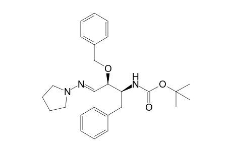 (2S,3S)-2-Benzyloxy-3-(tert-butoxycarbonylamino)-4-phenylbutyraldehyde N,N-Butylenehydrazone