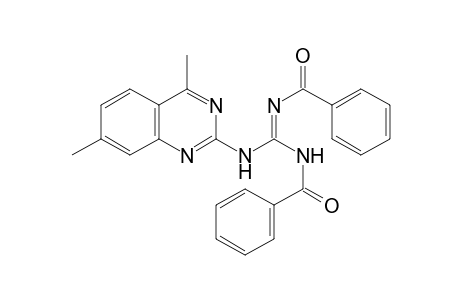 N-[benzoylimino-[(4,7-dimethyl-2-quinazolinyl)amino]methyl]benzamide