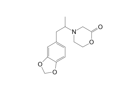 1-(3,4-Methylenedioxyphenyl)-2-(3-oxo-morpholin-1-yl)propane