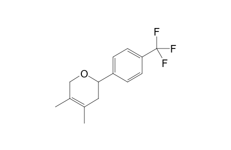 4,5-Dimethyl-2-(4-(trifluoromethyl)phenyl)-3,6-dihydro-2H-pyran