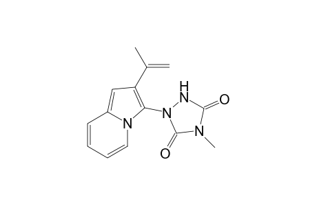 2-Isopropenyl-3-(N-methyl-3',5'-dioxo-[1,2,4]triazolyli)ndolizine