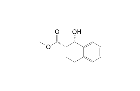 cis-1-Hydroxy-1,2,3,4-tetrahydronaphthalene-2-carboxylic acid methyl ester