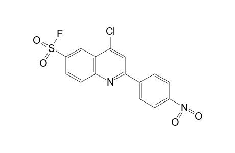 4-CHLORO-2-(p-NITROPHENYL)-6-QUINOLINESULFONYL FLUORIDE