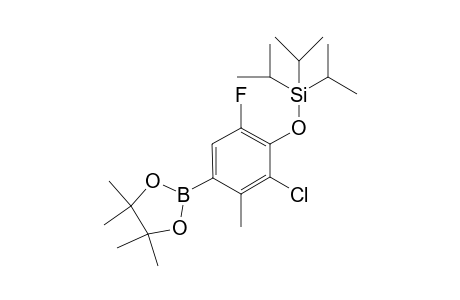 [2-Chloro-6-fluoro-3-methyl-4-(4,4,5,5-tetramethyl-1,3,2-dioxaborolan-2-yl)phenoxy]triisopropylsilane