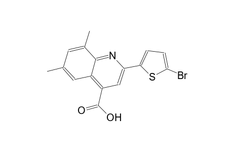 2-(5-bromo-2-thienyl)-6,8-dimethyl-4-quinolinecarboxylic acid