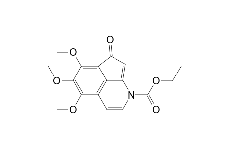 Ethyl 4,5,6-trimethoxy-7-oxocyclopent[ij]isoquinoline-1(7H)-carboxylate