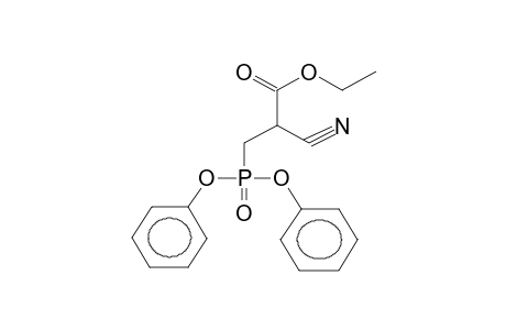 2-CYANO-2-(ETHOXYCARBONYL)ETHYLPHOSPHONIC ACID, O,O-DIPHENYL ESTER