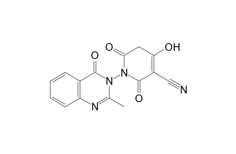 4-Hydroxy-1-(2-methyl-4-oxoquinazolin-3(4H)-yl)-2,6-dioxo-1,2,5,6-tetrahydro pyridine-3-carbonitrile