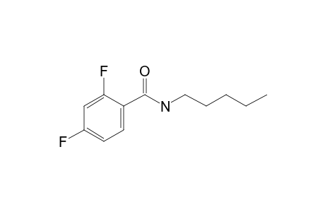 2,4-Difluorobenzamide, N-pentyl-