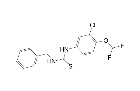 N-benzyl-N'-[3-chloro-4-(difluoromethoxy)phenyl]thiourea