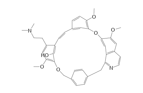 4,6:22,25-Dietheno-8,12:15,19-dimetheno[1,12]dioxacyclotetracosino[5,4-b]pyridin-29-ol, 16-[2-(dimethylamino)ethyl]-21,26-dihydro-9,18,31-trimethoxy-, (Z)-