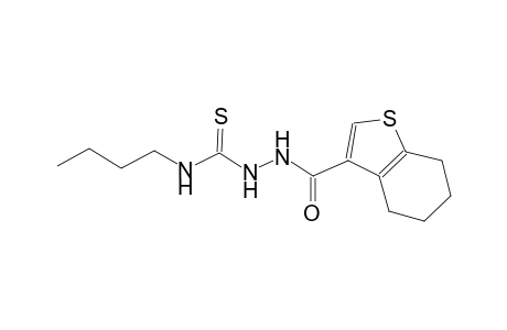 N-butyl-2-(4,5,6,7-tetrahydro-1-benzothien-3-ylcarbonyl)hydrazinecarbothioamide