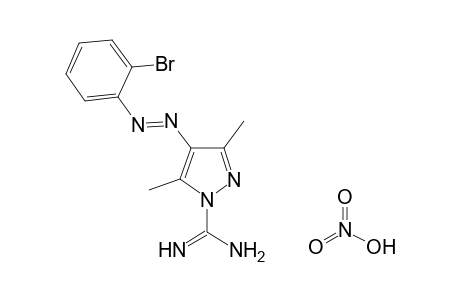 4-[(o-BROMOPHENYL)AZO]-3,5-DIMETHYLPYRAZOLE-1-CARBOXAMIDINE, MONONITRATE