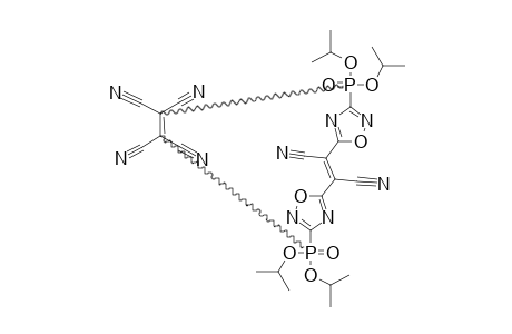 1,2-BIS-[3-(DIISOPROPOXYPHOSPHORYL)-1,2,4-OXADIAZOL-5-YL]-1,2-DICYANOETHYLENE_TETRACYANOETHYLENE-PI-COMPLEX