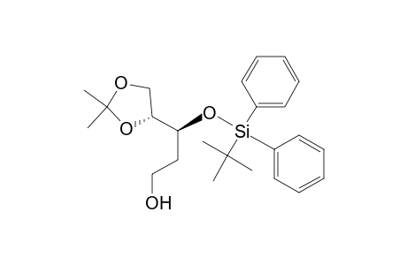 (3S)-3-[tert-butyl(diphenyl)silyl]oxy-3-[(4R)-2,2-dimethyl-1,3-dioxolan-4-yl]-1-propanol