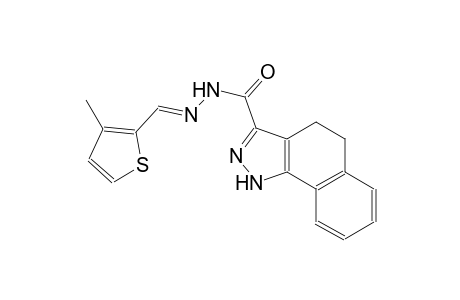 1H-benz[g]indazole-3-carboxylic acid, 4,5-dihydro-, 2-[(E)-(3-methyl-2-thienyl)methylidene]hydrazide