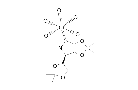 4-AMINO-4-DEOXY-2,3:5,6-DI-O-ISOPROPYLIDENE-D-ALLOFURANOSYLIDENE-(PENTACARBONYL)-CHROMIUM-(0)