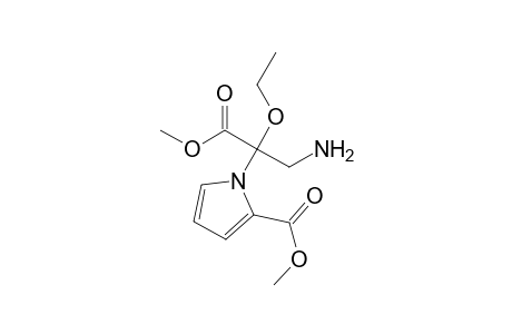 Methyl 1-(2-Amino-1-ethoxy-1-methoxycarbonylethyl)-pyrrole-2-carboxylate