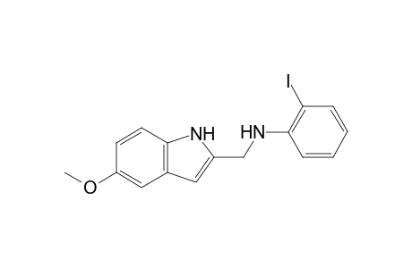 N-(5-methoxy-1H-indol-2-ylmethyl)-2-iodoaniline