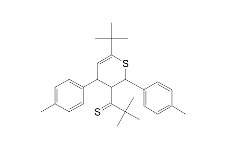 1-Propanethione, 1-[6-(1,1-dimethylethyl)-3,4-dihydro-2,4-bis(4-methylphenyl)-2H-thiopyran-3-yl]-2,2-dimethyl-