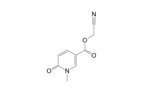 1,6-DIHYDRO-1-METHYL-6-OXONICOTINIC ACID, CYANOMETHYL ESTER
