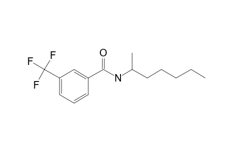 Benzamide, 3-(trifluoromethyl)-N-(hept-2-yl)-