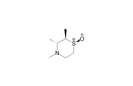trans-N,2,3-Trimethyl-1,4-thiazane S-Oxide