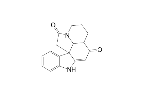 20,21-Dinoraspidospermidine-4,10-dione, 2,3-didehydro-, (.+-.)-