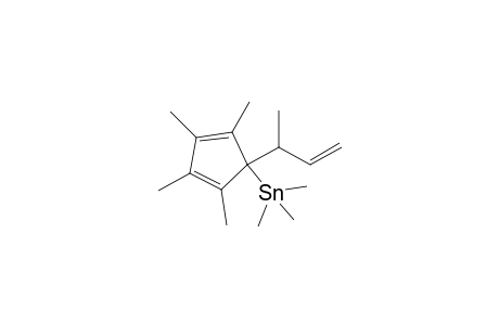 1,2,3,4-Tetramethyl-5-(1'-methylallyl)-5-(trimethylstannyl)cyclopenta-1,3-diene