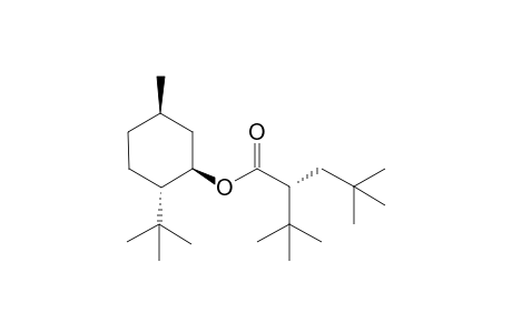 (1R,2S,5R)-2-(tert-butyl)-5-methylcyclohexyl (2'S)-2'-(tert-butyl)-4',4'-dimethylpentanoate