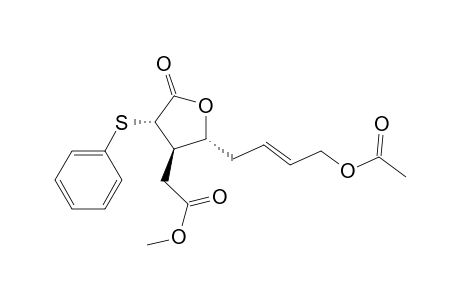 2-[(2R,3R,4S)-2-[(E)-4-acetoxybut-2-enyl]-5-keto-4-(phenylthio)tetrahydrofuran-3-yl]acetic acid methyl ester