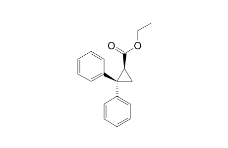 2,2-DIPHENYL-CYCLOPROPAN-1-CARBONSAEUREETHYLESTER
