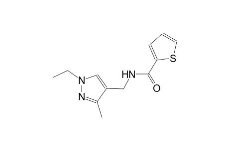 N-[(1-ethyl-3-methyl-1H-pyrazol-4-yl)methyl]-2-thiophenecarboxamide