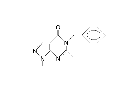 1,6-Dimethyl-5-benzyl-pyrazolo(3,4-D)pyrimidin-4(5H)-one