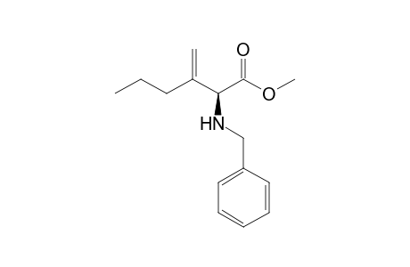 (S)-2-Benzylamino-3-methylene-hexanoic acid methyl ester