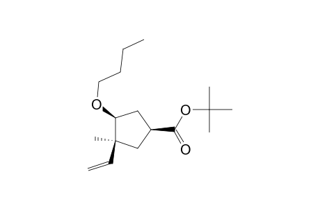 cyclopentanecarboxylic acid-, 4-butoxy-3-ethenyl-3-methyl-, 1,1-dimethylethyl ester (1.alpha.,3.alpha.,4.alpha.)