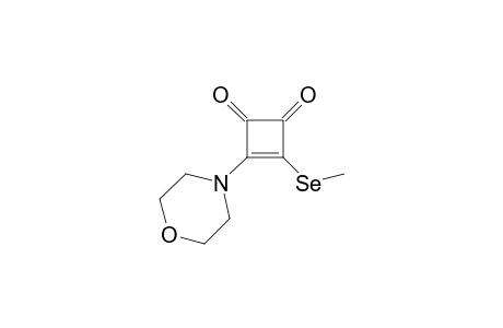 3-Cyclobutene-1,2-dione, 3-(methylseleno)-4-(4-morpholinyl)-